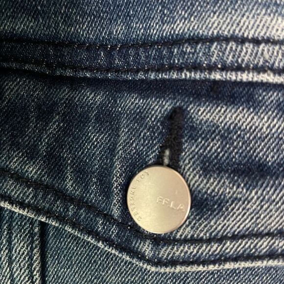 FF LA Five Four Los Angeles Denim Jean Jacket 2XL - Picture 5 of 9